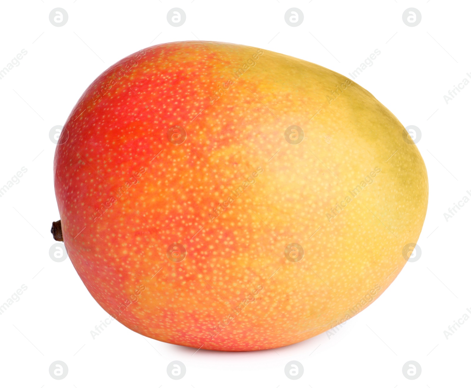 Photo of Delicious ripe juicy mango isolated on white