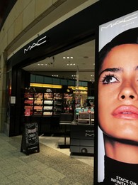 Photo of WARSAW, POLAND - JULY 17, 2022: M.A.C cosmetics store in shopping mall