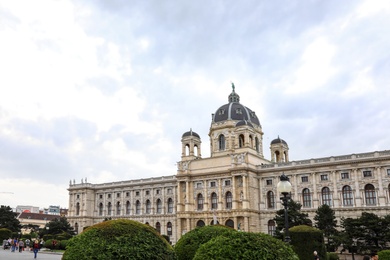 Photo of VIENNA, AUSTRIA - APRIL 26, 2019: Beautiful view of Natural History Museum