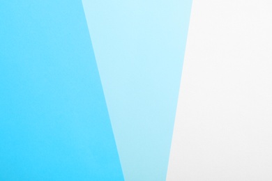 Photo of Colorful paper sheets as background, top view