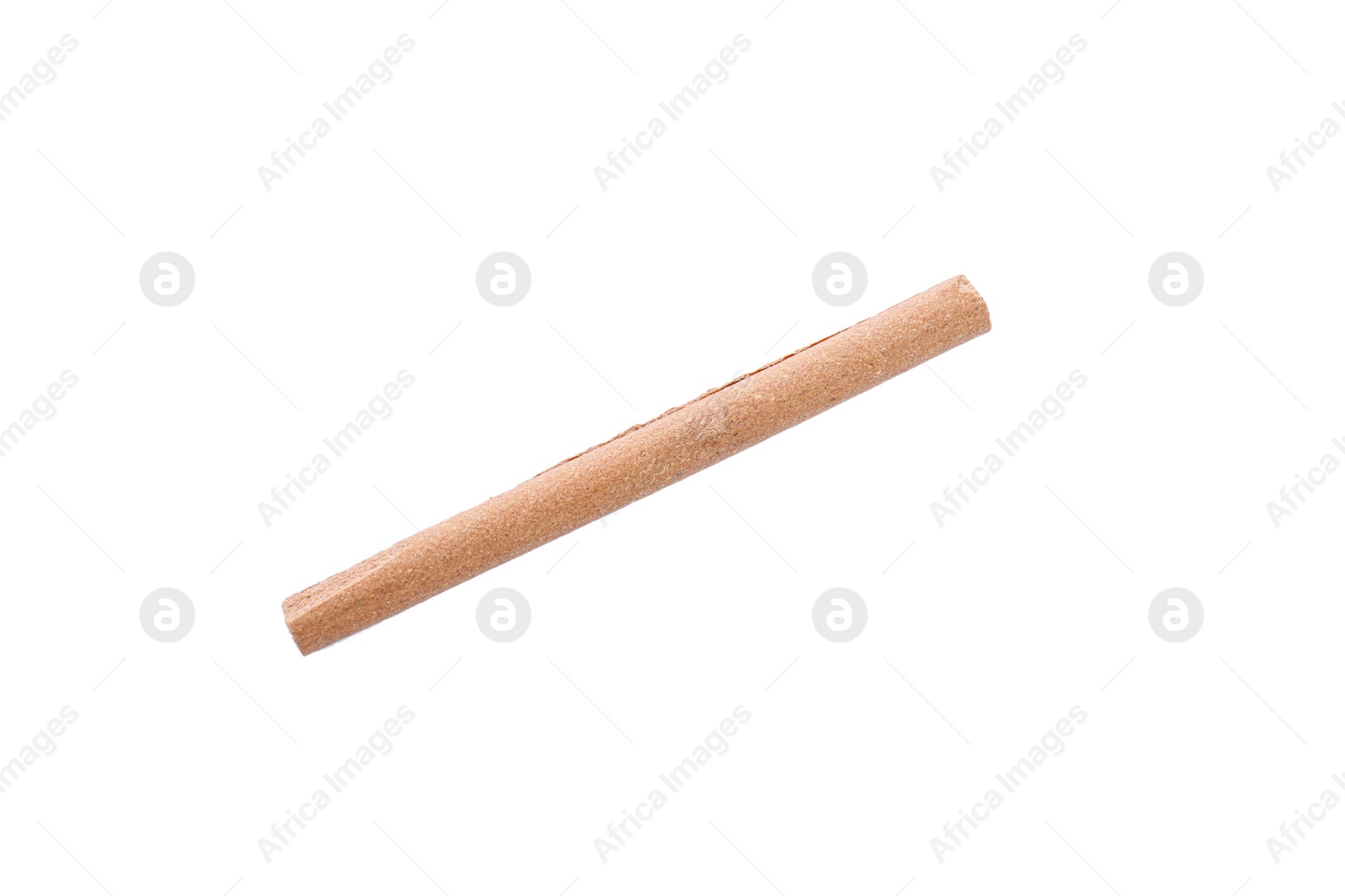 Photo of One aromatic incense stick isolated on white