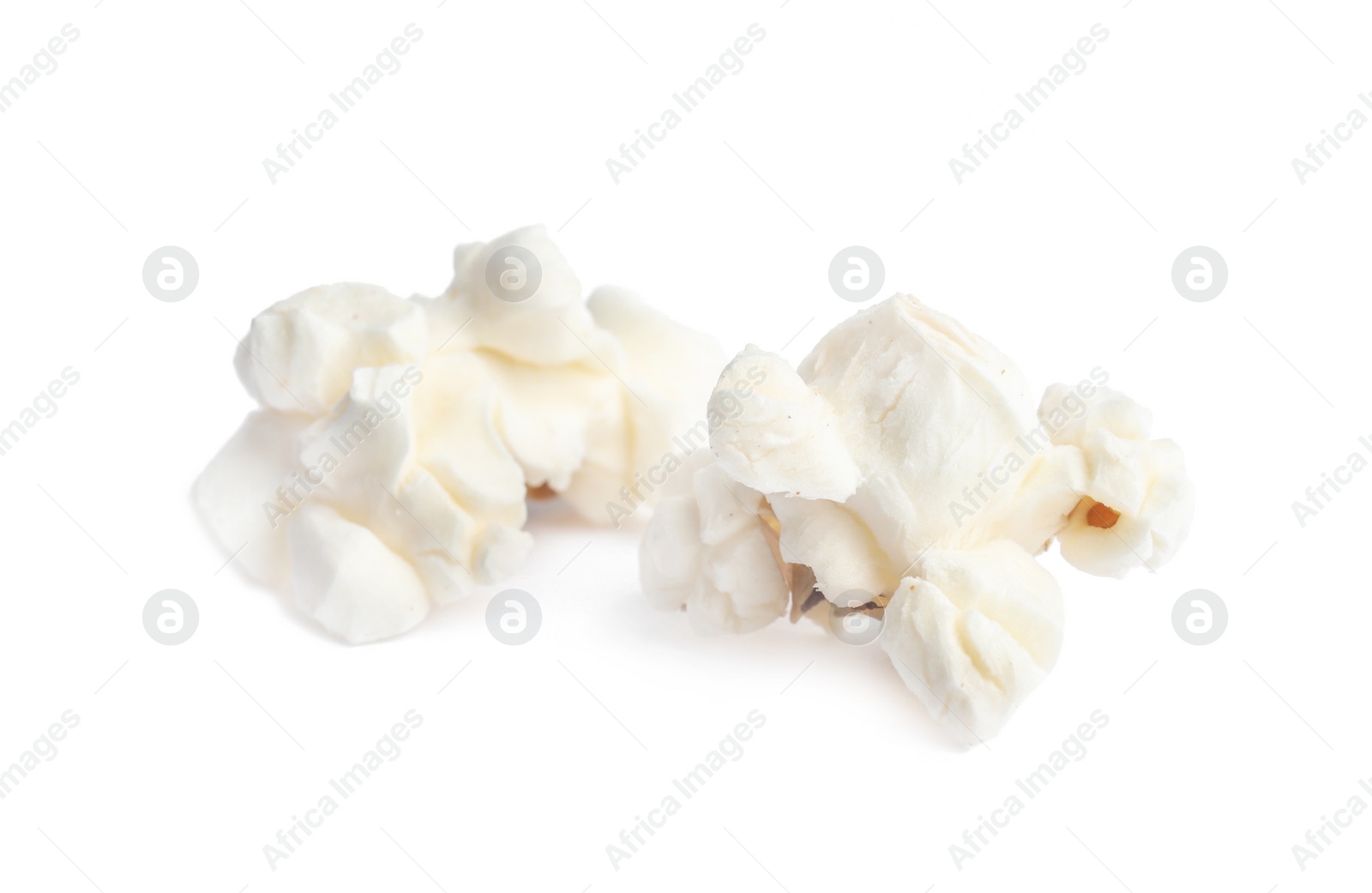 Photo of Tasty fresh pop corn isolated on white