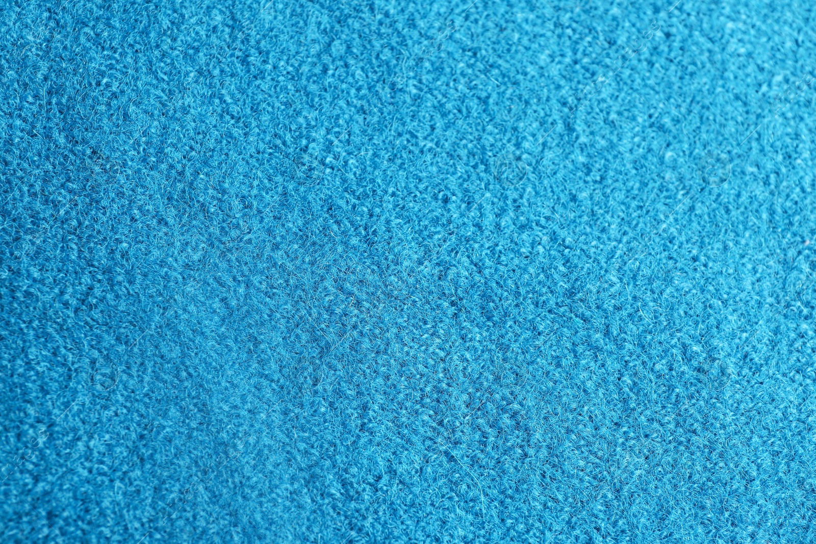 Photo of Texture of beautiful blue fabric as background, closeup