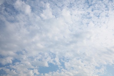 Beautiful view of blue sky with clouds