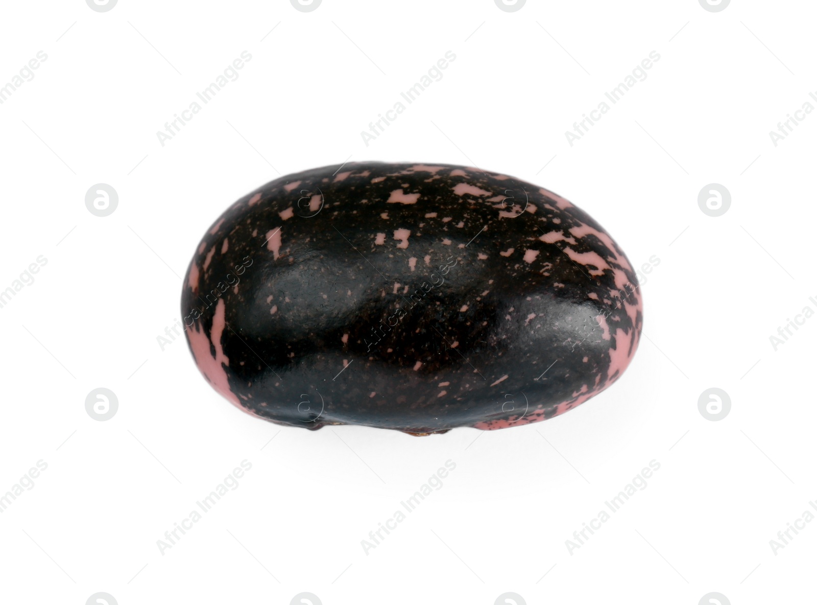 Photo of Dry kidney bean isolated on white, top view