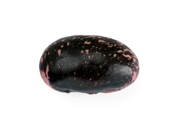 Photo of Dry kidney bean isolated on white, top view