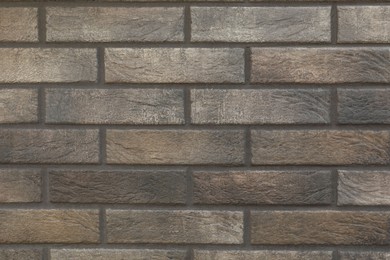 Texture of grey brick wall as background