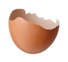 Photo of Shell of egg isolated on white background