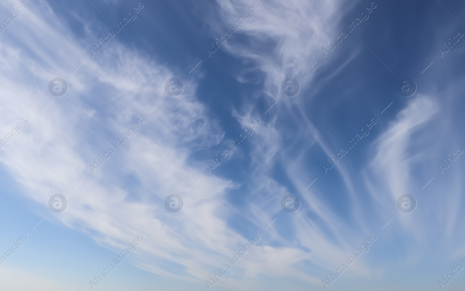 Photo of Beautiful fluffy white clouds in blue sky