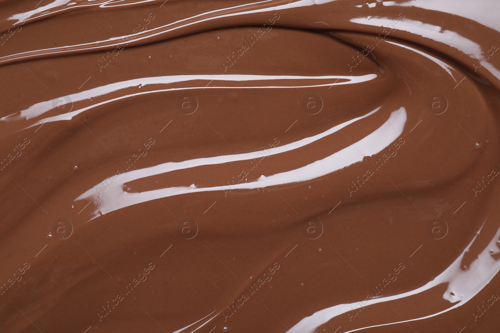 Tasty chocolate paste as background, closeup view Photo of Tasty chocolate paste as background, closeup view