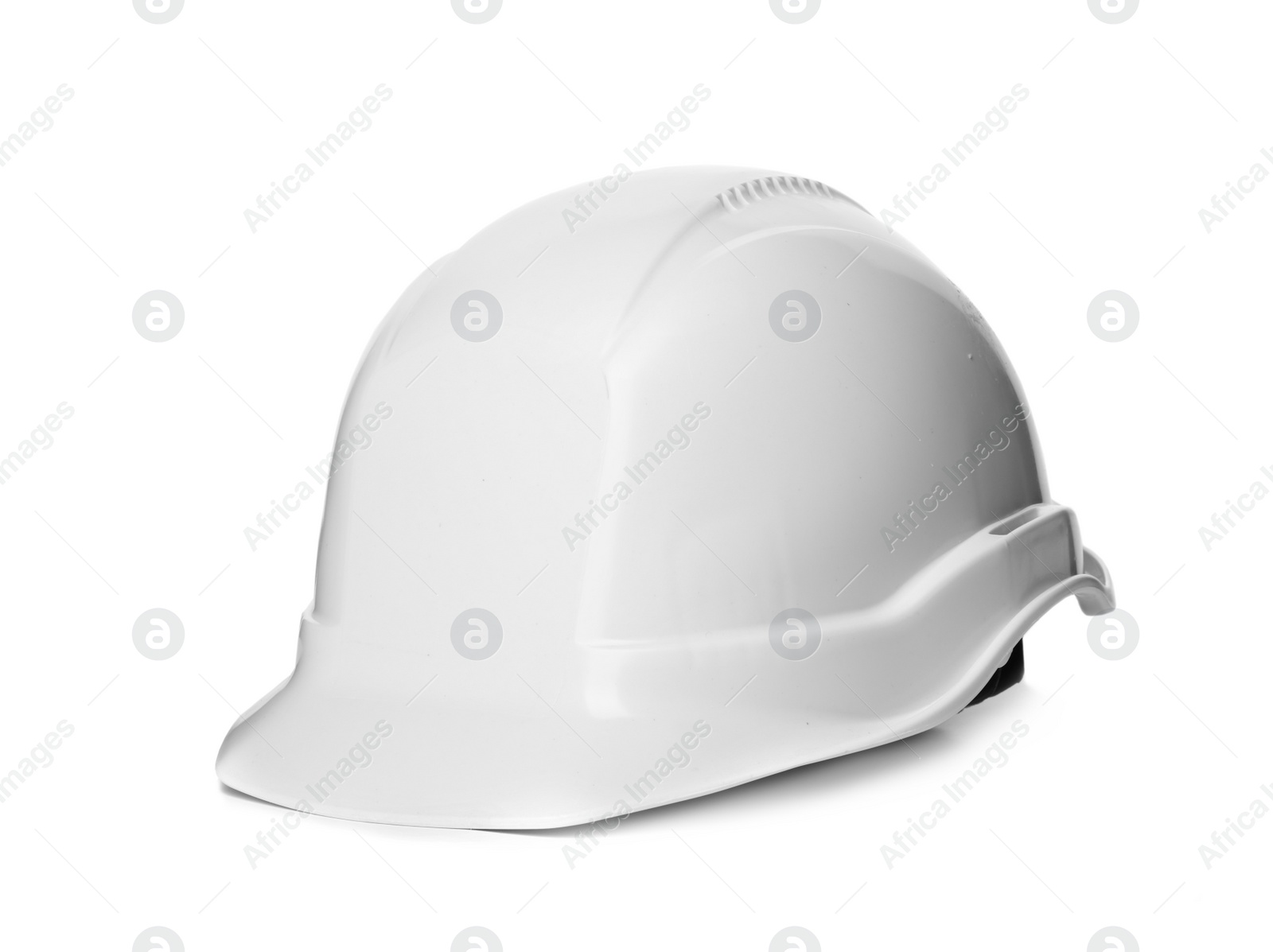 Photo of Safety hardhat isolated on white. Construction tool