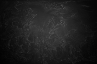 Dirty black chalkboard as background. Vignette effect