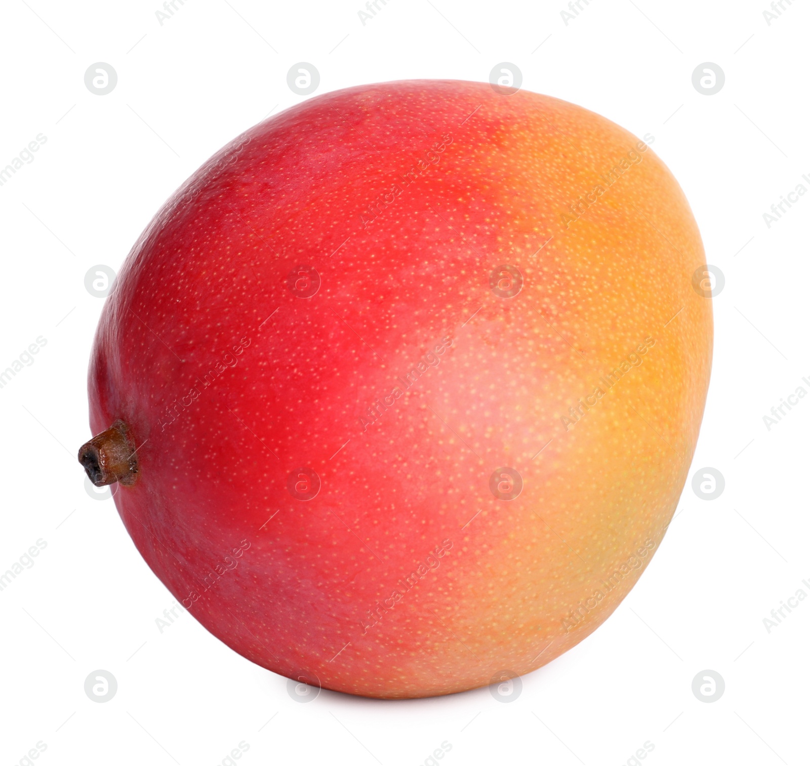 Photo of Delicious ripe juicy mango isolated on white