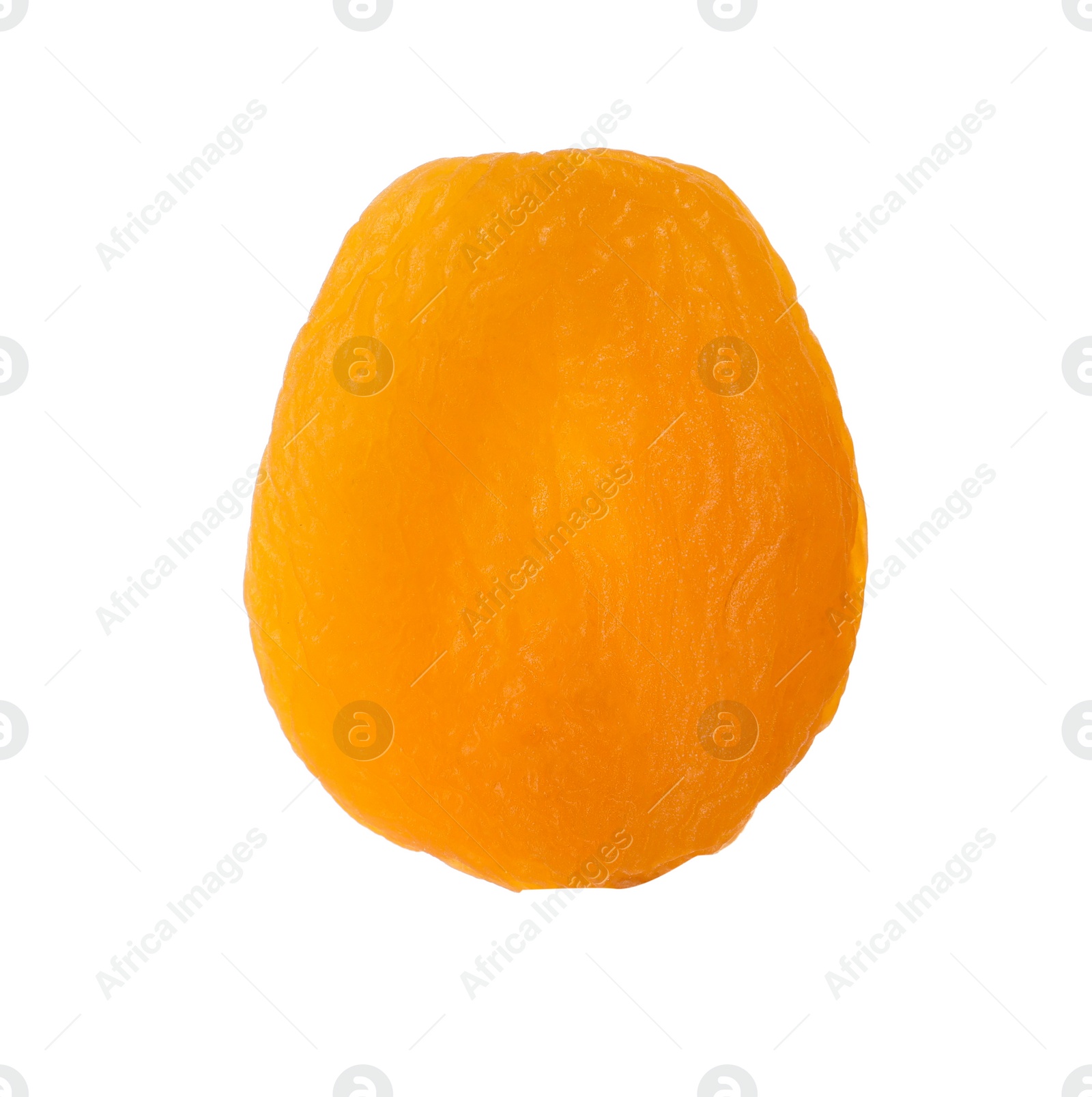 Photo of Tasty apricot isolated on white. Dried fruit