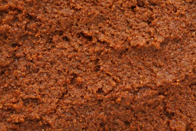 Photo of Texture of delicious adjika sauce as background, closeup