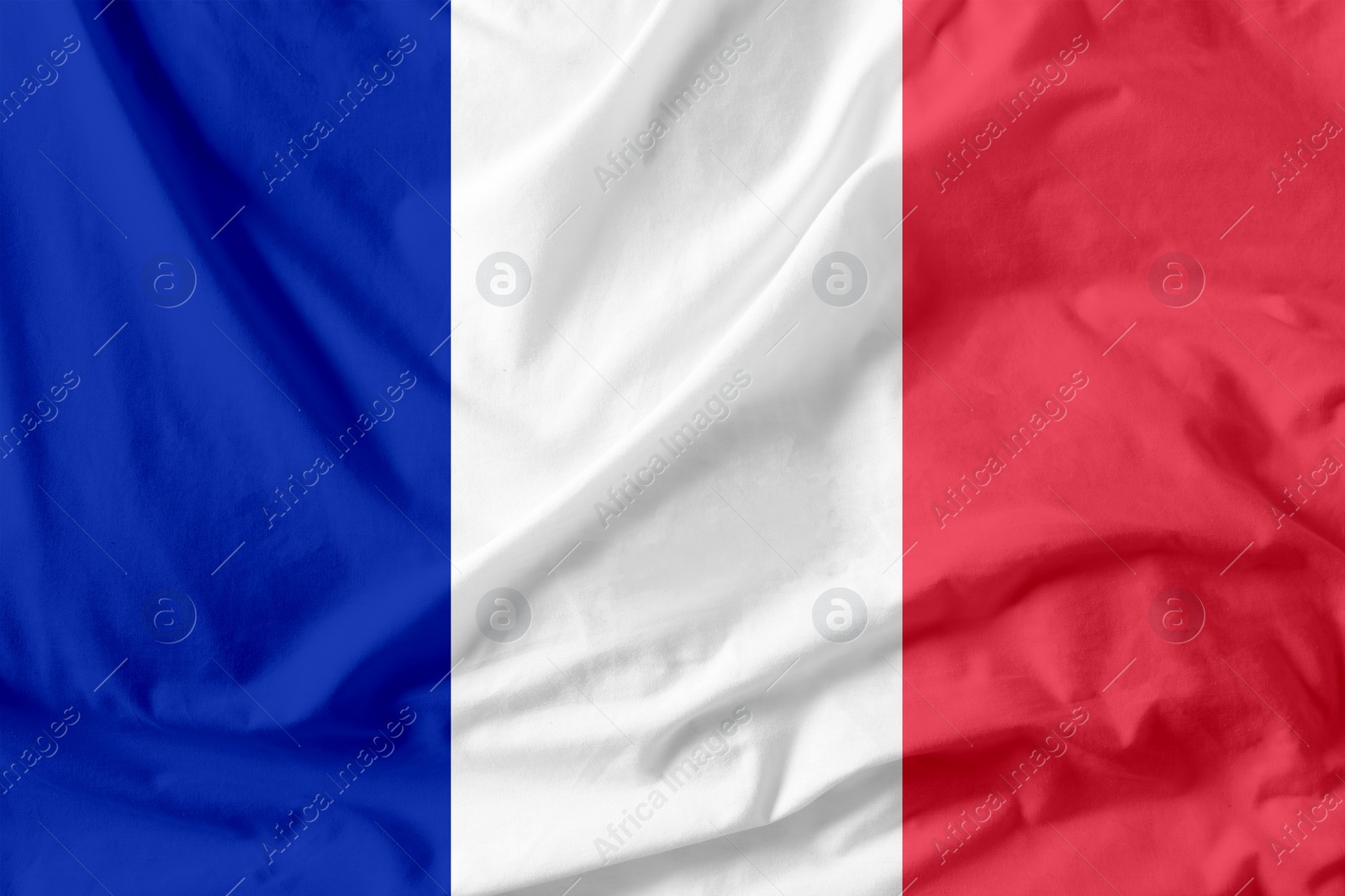 Image of Flag of French Republic. National country symbol