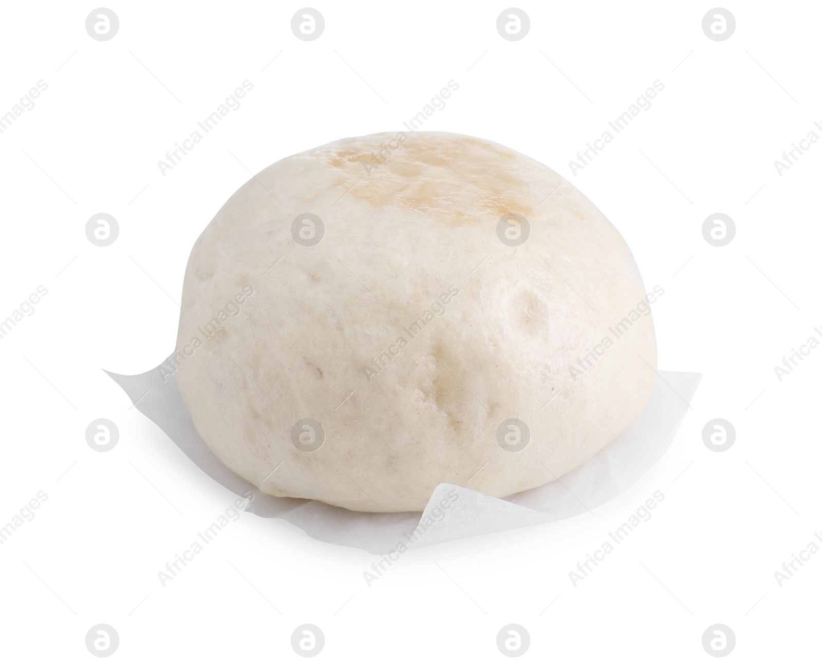 Photo of Delicious chinese steamed bun isolated on white