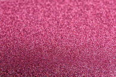 Closeup view of sparkling pink glitter background