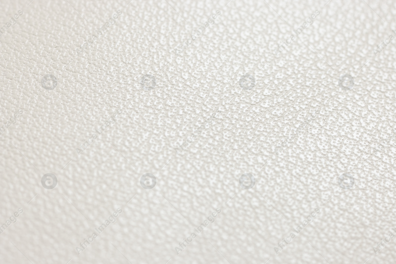 Photo of Beautiful white leather as background, closeup view