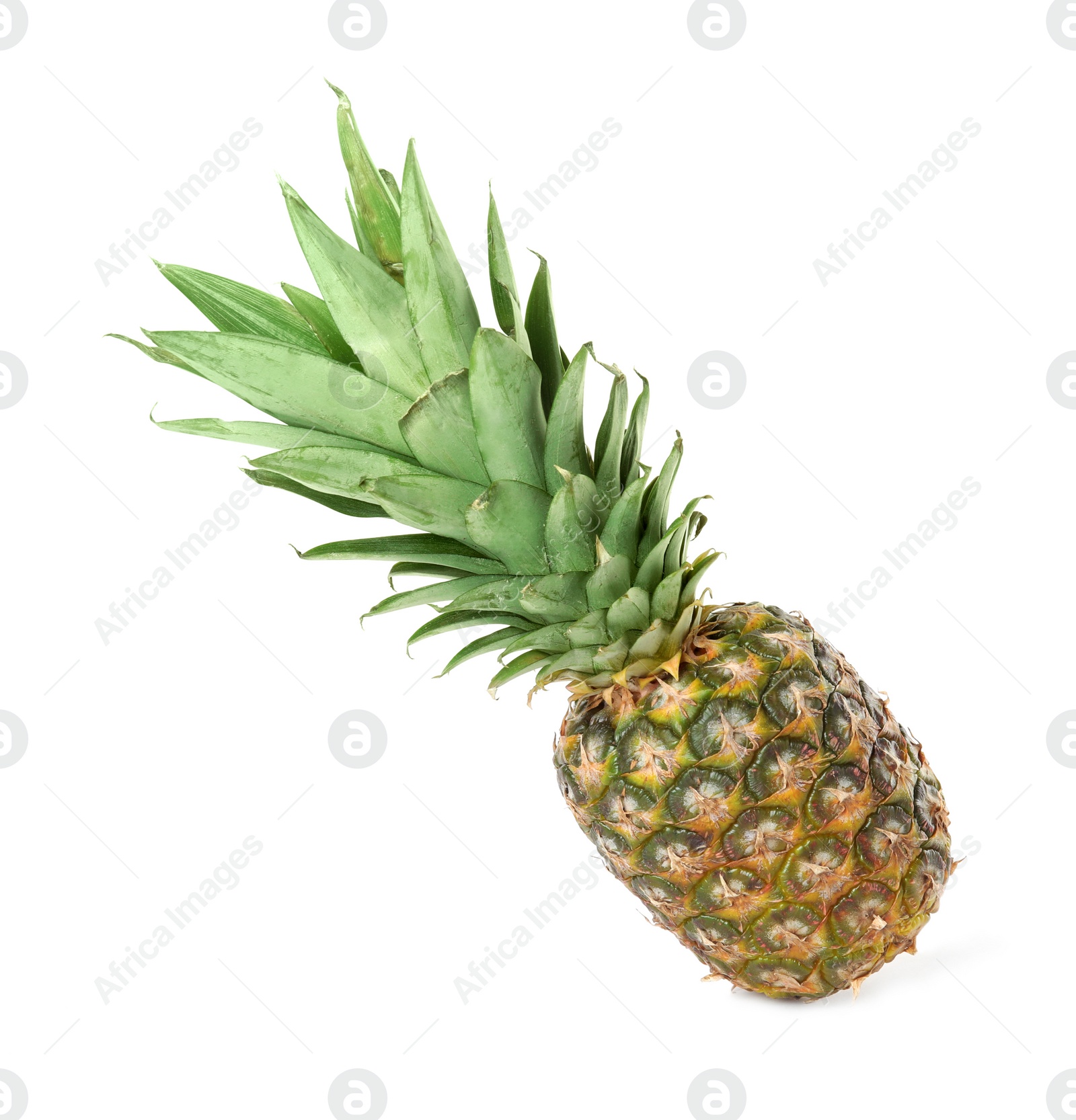 Photo of Fresh ripe juicy pineapple isolated on white