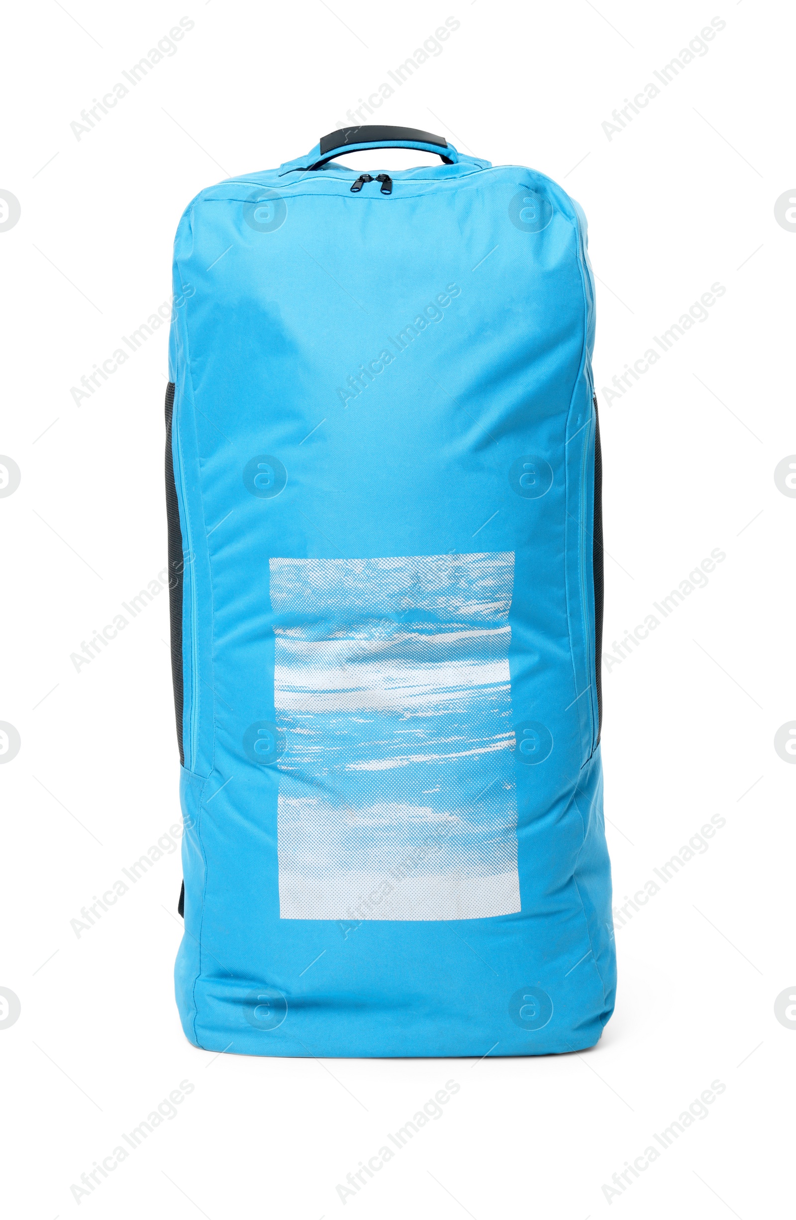 Photo of Dry bag for stand up paddle boarding (SUP) isolated on white