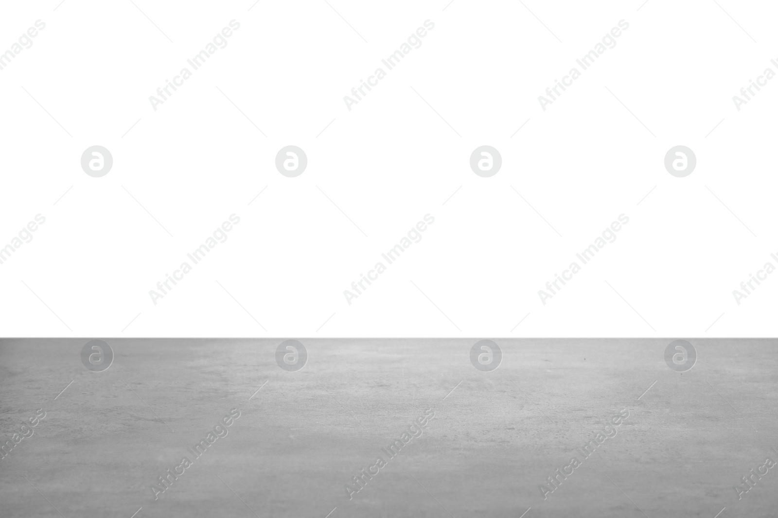 Photo of Empty stone surface against white background. Mockup for design