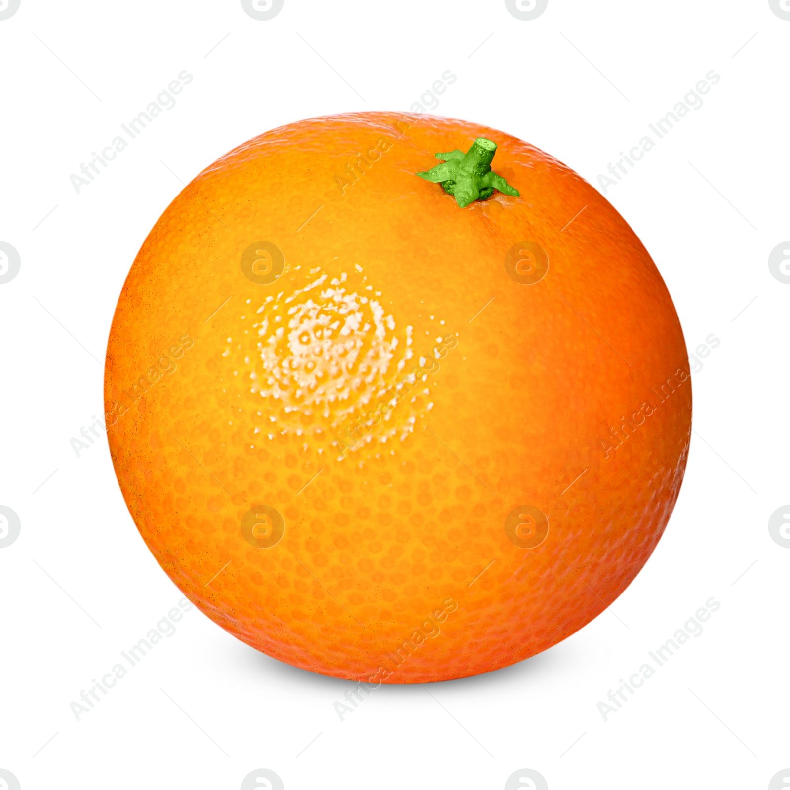 Image of Fresh ripe orange tangerine isolated on white