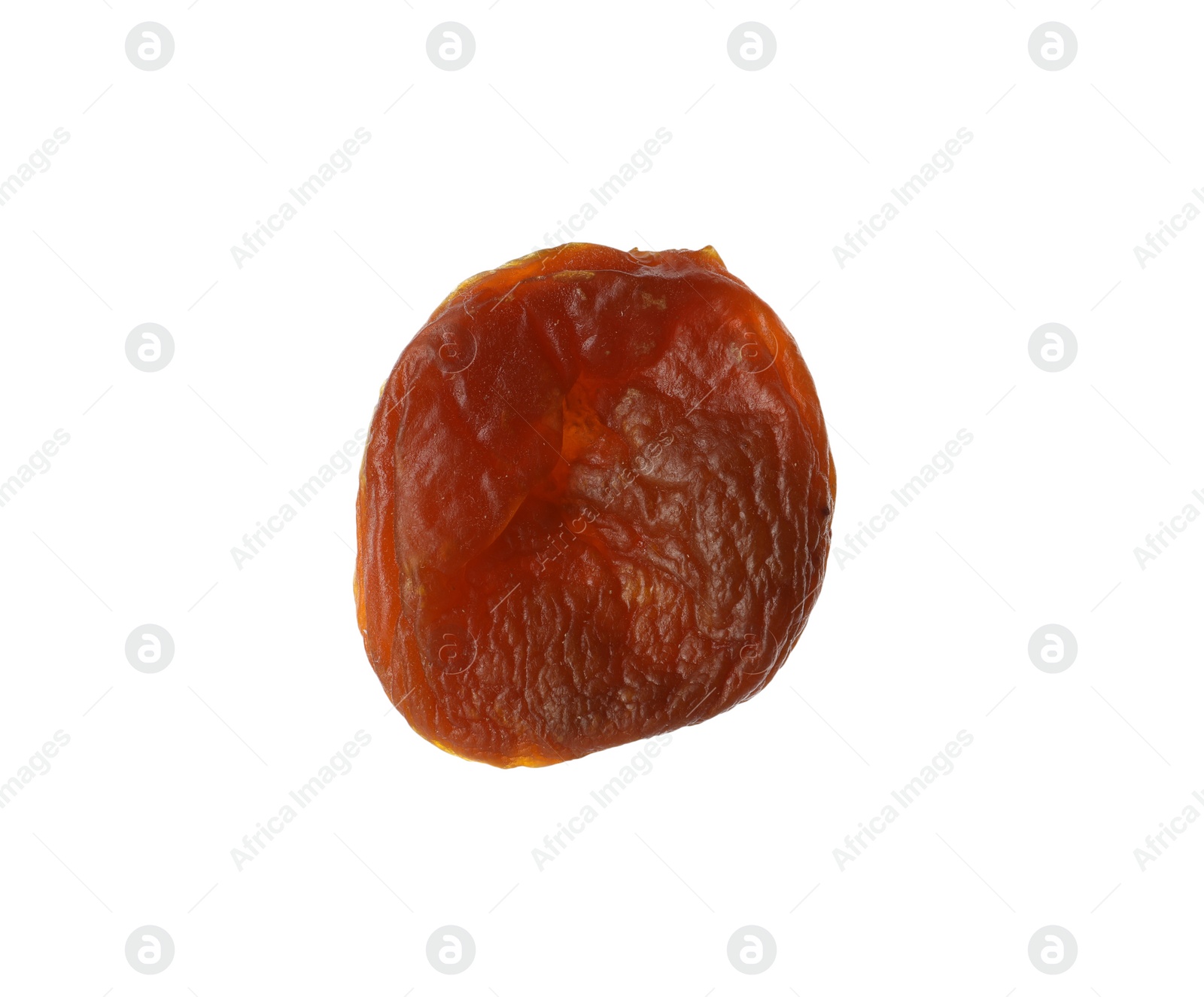 Photo of Tasty dried apricot isolated on white. Healthy snack