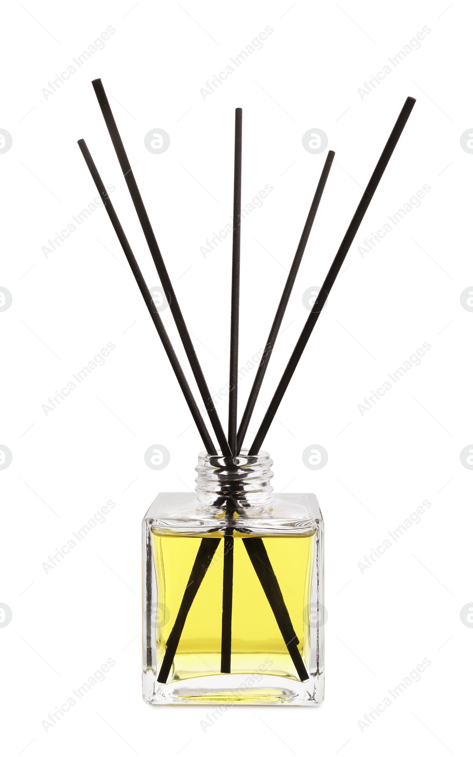 Photo of Aromatic air reed freshener isolated on white