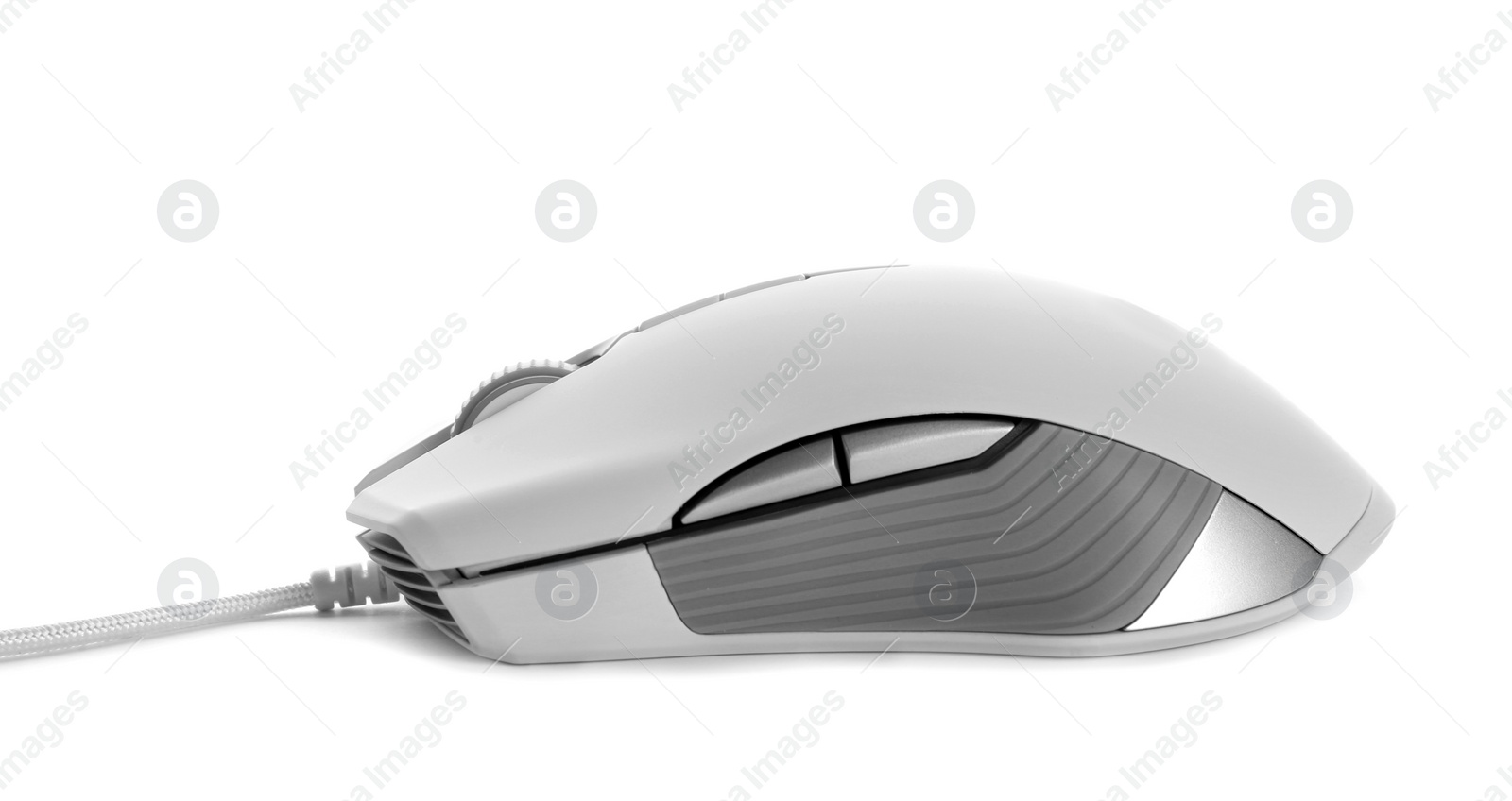 Photo of Computer mouse on white background. Modern technology