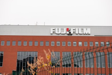 Photo of Warsaw, Poland - September 10, 2022: Beautiful modern Fujifilm office
