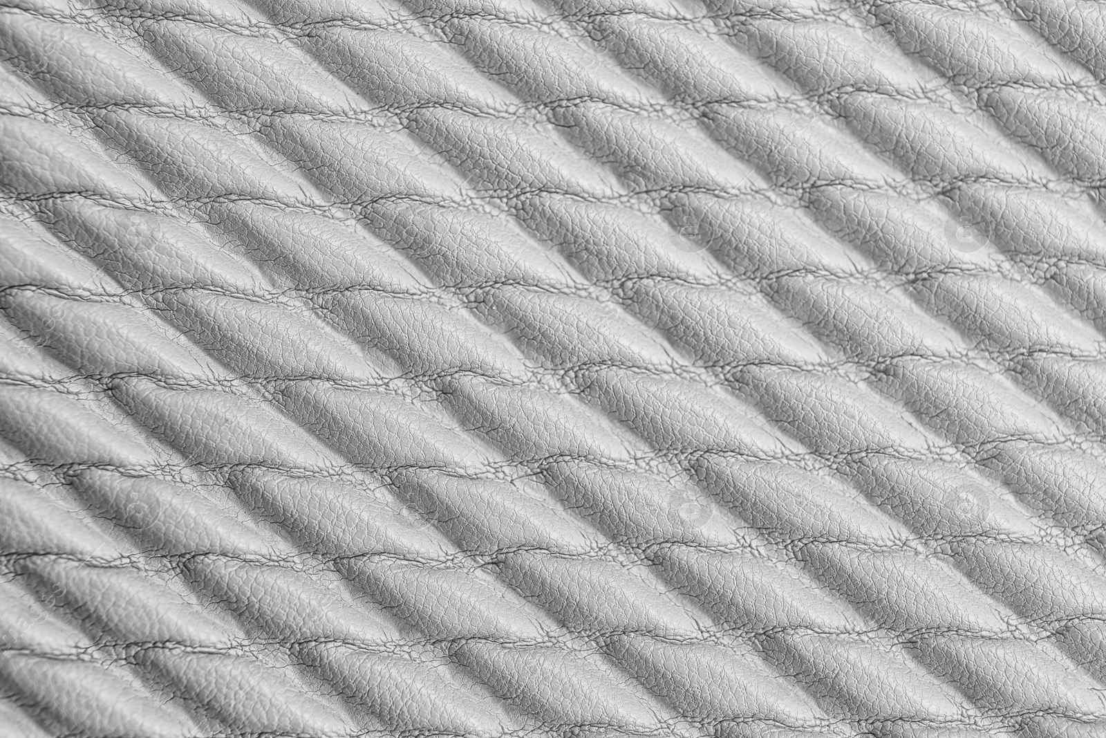 Image of Texture of silver leather as background, closeup