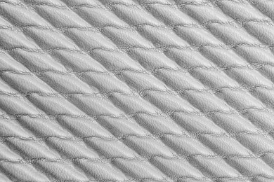 Image of Texture of silver leather as background, closeup