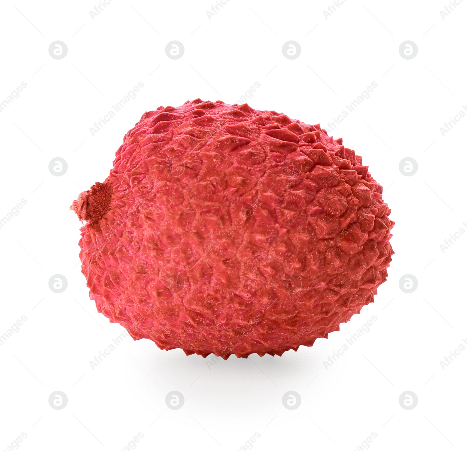 Photo of Whole ripe lychee fruit isolated on white