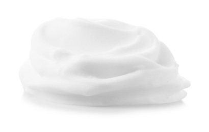 Heap of shaving foam isolated on white