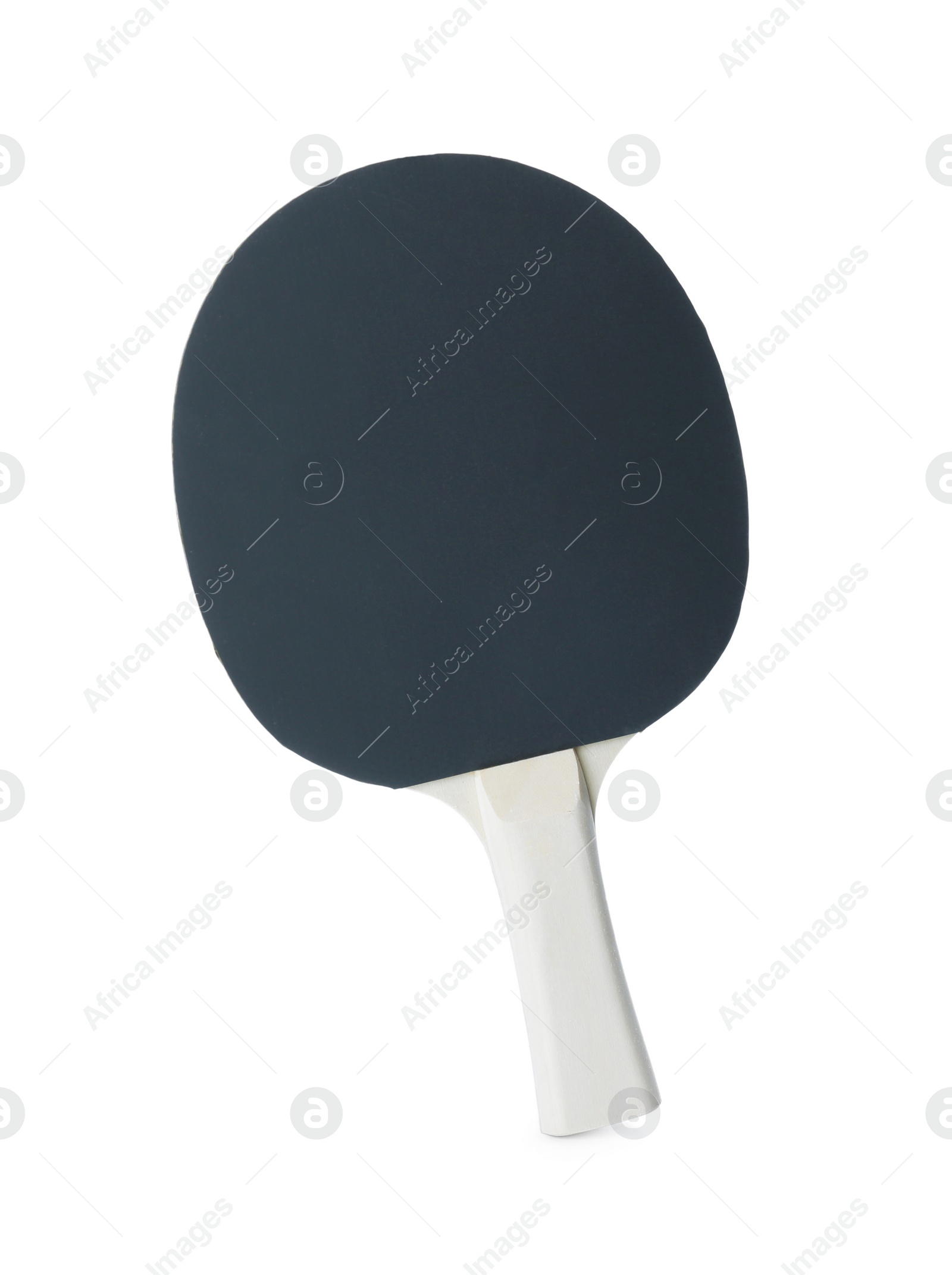 Photo of Ping pong racket isolated on white. Table tennis equipment
