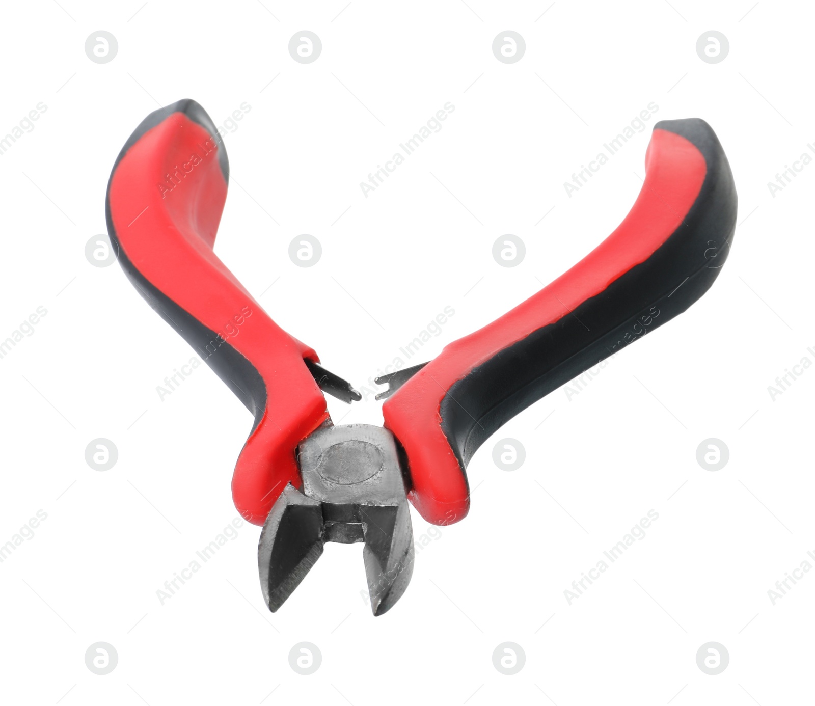 Photo of New side cutting pliers isolated on white