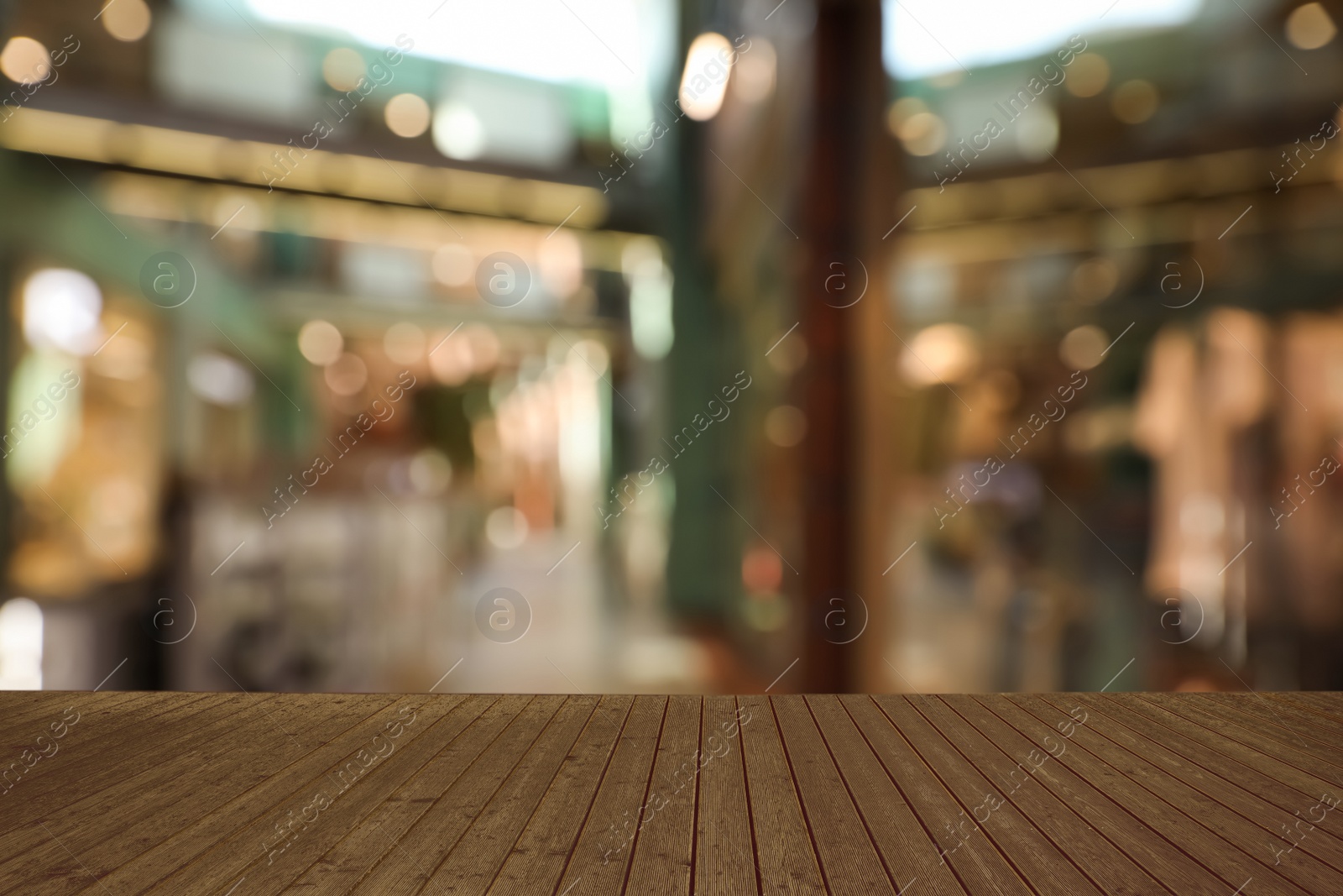 Image of Empty wooden surface indoors. Space for design