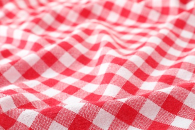 Texture of textile table napkin, closeup view