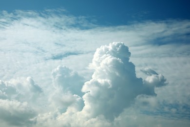 Photo of Beautiful sky with white clouds on sunny day
