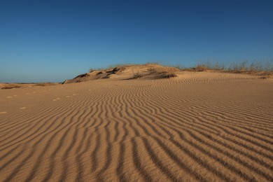 Photo of Picturesque view of desert on sunny day