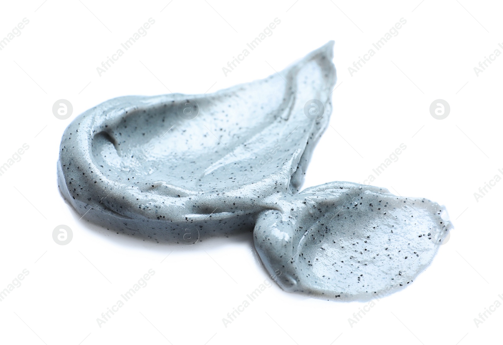 Photo of Sample of natural scrub on white background