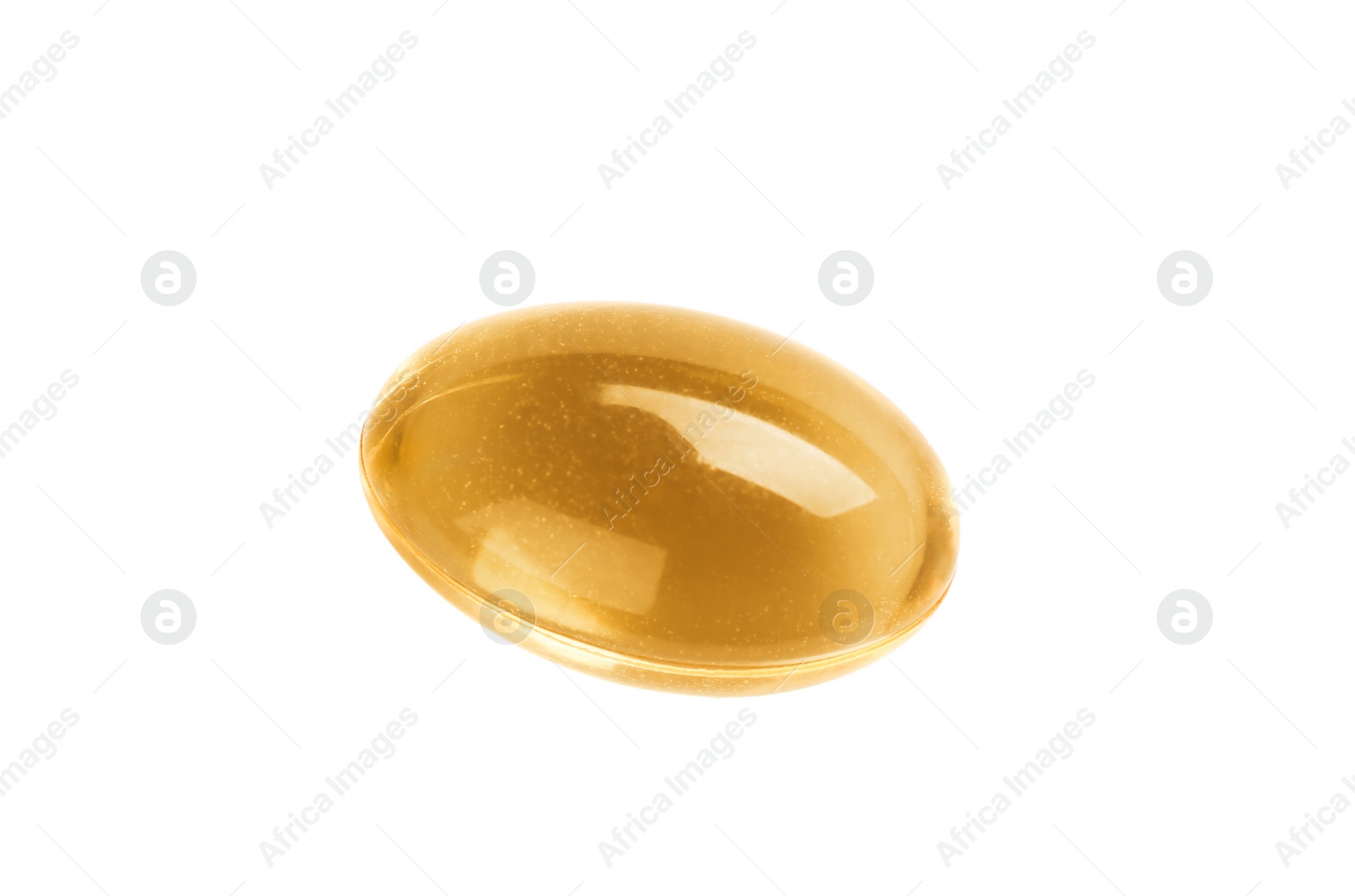 Photo of Pill on white background. Medical care and treatment