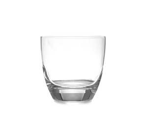 New clean empty glass isolated on white