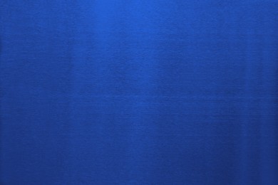Image of Beautiful blue foil as background, top view