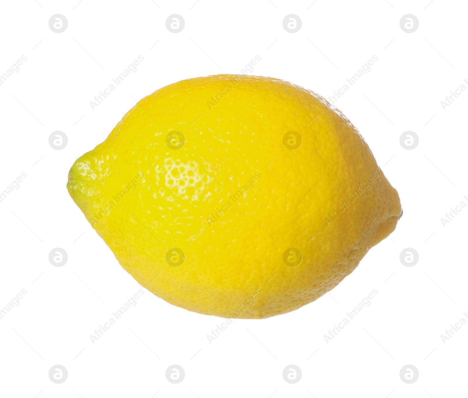 Photo of Fresh ripe whole lemon isolated on white