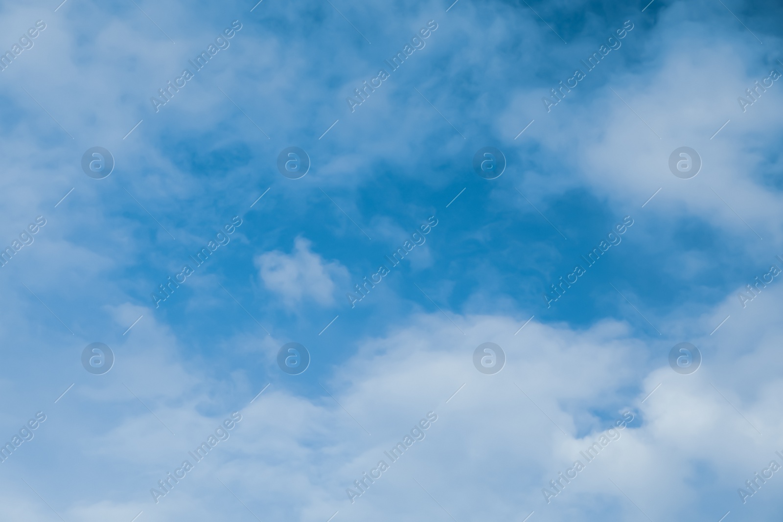 Photo of Beautiful blue sky with white clouds on sunny day