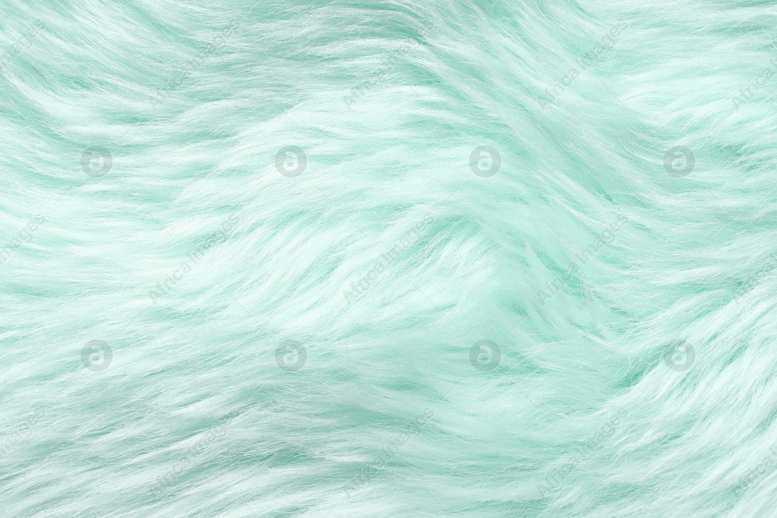 Image of Texture of color faux fur as background, closeup