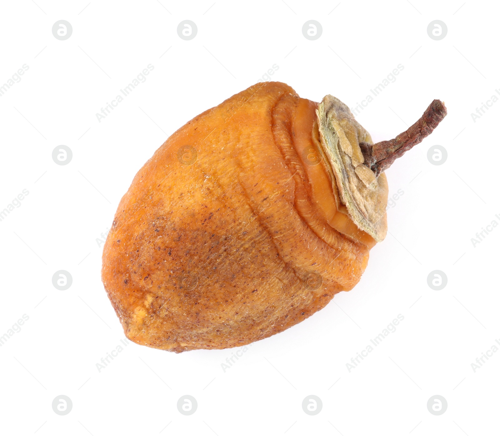 Photo of Tasty dried persimmon fruit isolated on white