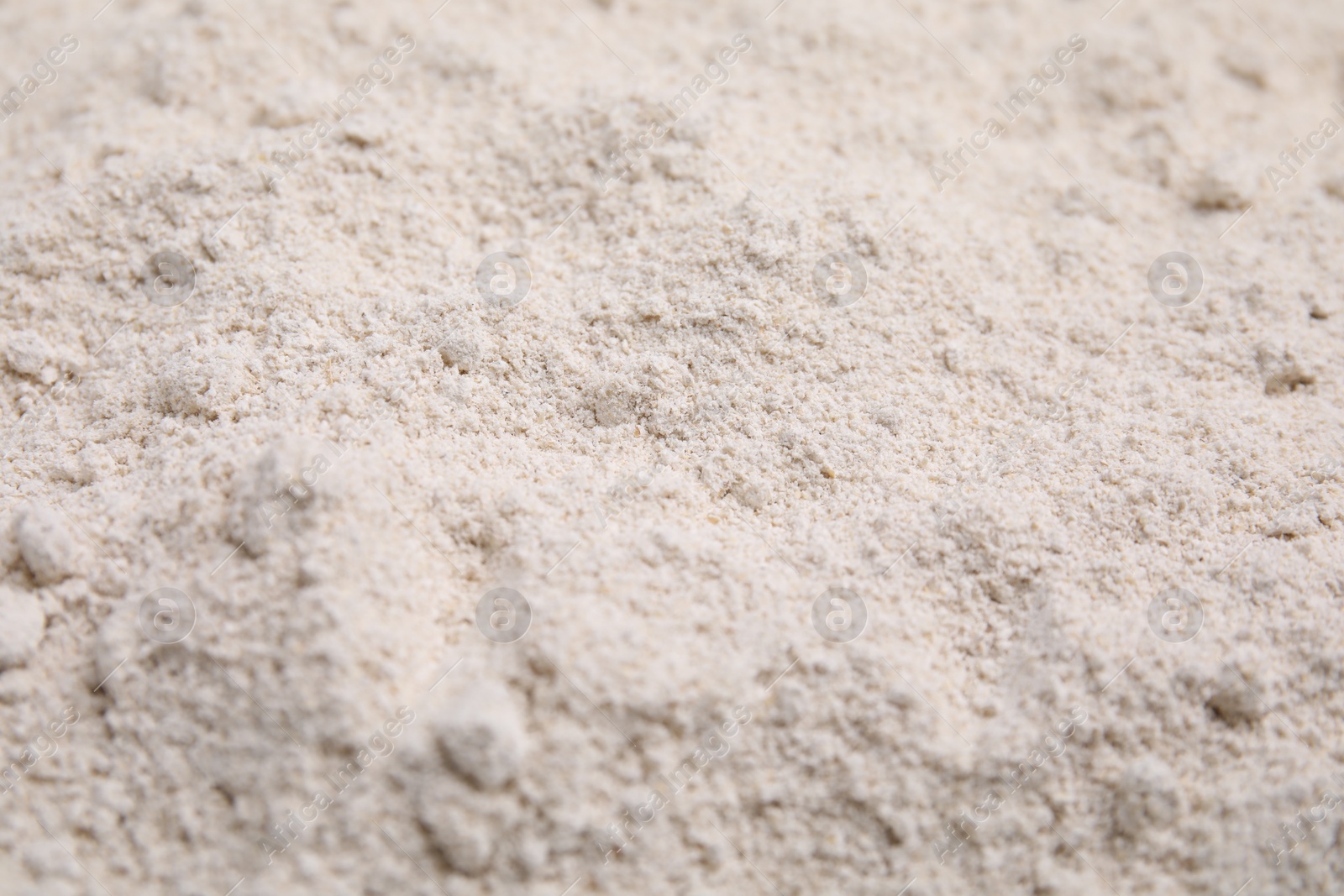 Photo of Pile of oat flour as background, closeup